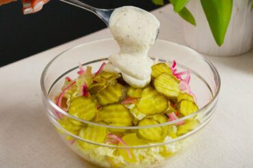 Have you ever tasted such a delicious German salad? Healthy Recipes