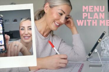 Menu plan with me. Healthy, low cost 7 day meal plan. CC & SW friendly ad