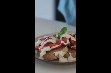 Vegan Toast Recipe With Tahini Sauce