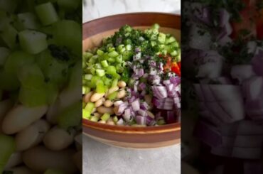 Healthy Bean Salad Recipe.