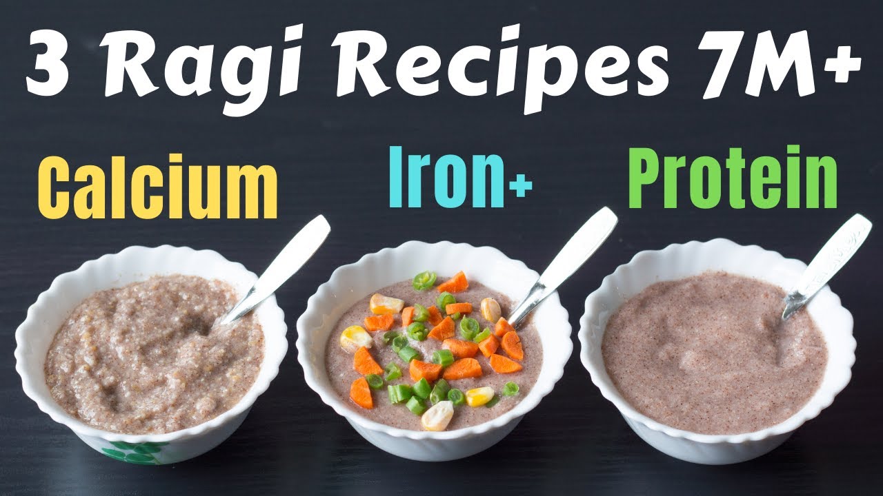 3 Healthy Weight Gain Ragi Porridge & Soup Recipes | Iron & Calcium Rich Baby Foods! Fusion Cooking 3 Healthy Weight Gain Ragi Porridge & Soup Recipes | Iron & Calcium Rich Baby Foods! Fusion Cooking