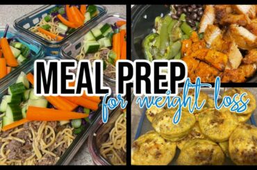 EASY Healthy Meal Prep | Asian Noodle Bowls, Sweet Potato Chipotle Bowls, Pickled Onions & Peppers