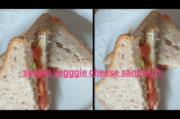 Bread Sandwich recipe || 2 mint me ready sandwich at home|| healthy breakfast cheese sandwich