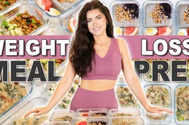 NEW! EASY 1 WEEK MEAL PREP FOR WEIGHT LOSS | Healthy Meal Ideas That Taste GOOD!