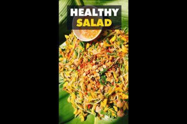Healthy Salad Recipe With Flowers & Papaya You Should Tried | Chez Nhung Cooking #shorts