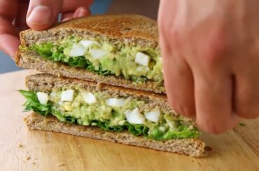 3 Healthy  Sandwiches for breakfast. |