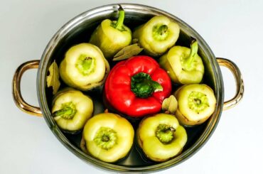 Perfect Stuffed Peppers with Mushrooms and Rice /Healthy Lunch Recipe /