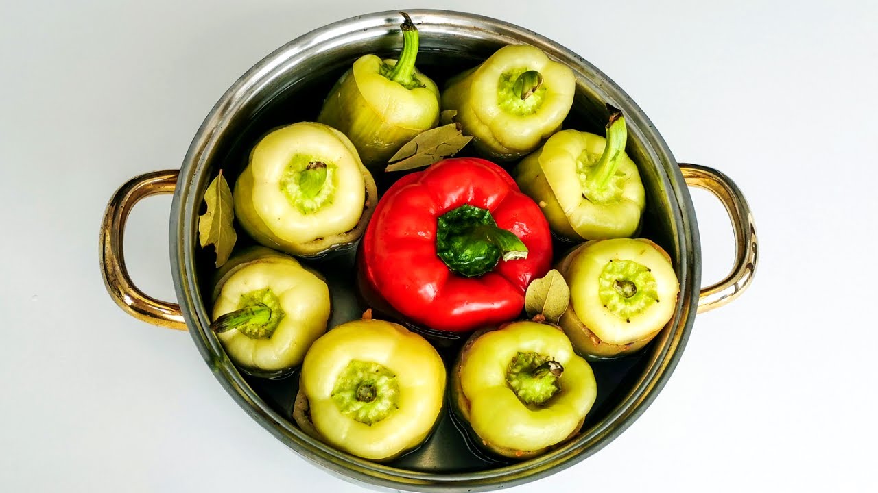Perfect Stuffed Peppers with Mushrooms and Rice /Healthy Lunch Recipe / Perfect Stuffed Peppers with Mushrooms and Rice /Healthy Lunch Recipe /