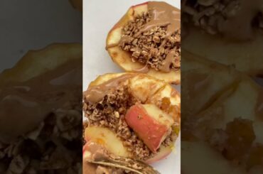 Incredible Healthy Snack Idea - Baked Apples Recipe #shorts #snacks #healthyrecipes #veganfood