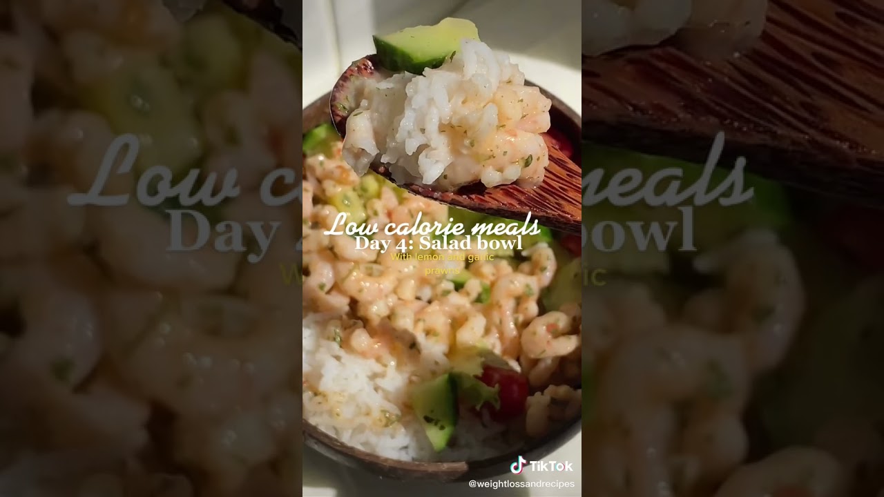 7 Days Of Low Calorie Meals | Day 4 Salad Bowl #shorts 7 Days Of Low Calorie Meals | Day 4 Salad Bowl #shorts