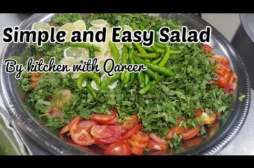 Simple and Easy Salad by kitchen with Qareer