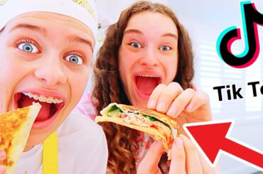 WE TRIED LAZY TIKTOK RECIPES (ending is shocking) w/ Sabre &Sockie NORRIS NUTS COOKING