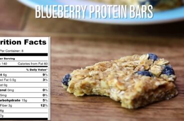 Healthy Low Calorie Recipe For Weight Loss |  Blueberry Protein Bars | Booths Fitness