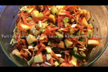Issa random salad bowl - healthy salad - quick salad recipe for weight loss