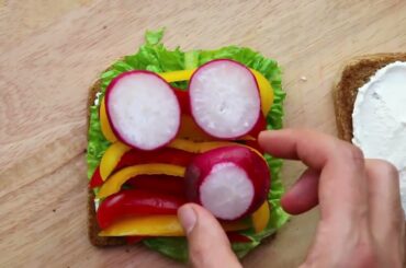 Vegetable  Sandwich - Healthy Sandwich Recipes For Weight Los