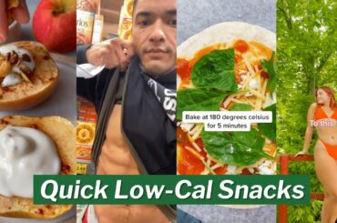 Quick & Easy Healthy Low-Calorie Snacks and Recipes (TikTok Compilation)