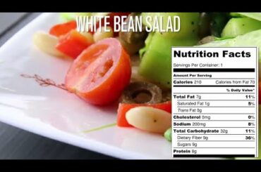 White bean salad - Healthy Low Calorie Recipes For Weight Loss