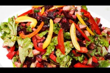 Lettuce Salad - Healthy Salad Recipe | Quick and Easy Lettuce Salad Recipe in 5 Min