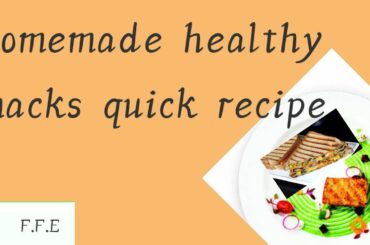 Healthy snacks recipe ( Ghar baithe kch minute me bnaye healthy snack kbi bhi)