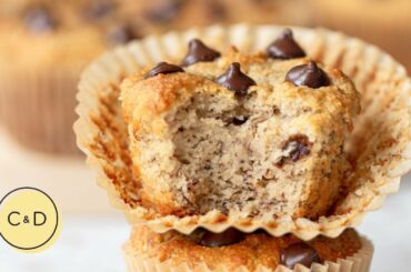 BANANA MUFFINS | healthy, paleo, vegan friendly recipe