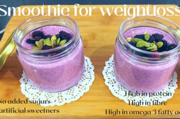 Healthy smoothie for weight loss for breakfast| Vegan oat recipes for breakfast