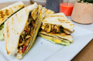 Chicken Cheese Mushrooms Sandwich |Vegetables Sandwich | Healthy Recipe for Iftar | Ramadan Special