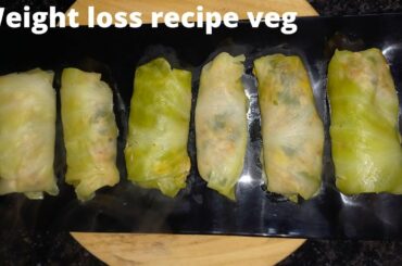 Delicious & Healthy Cabbage Rolls Recipe | Weight loss recipe | Easy Snacks Recipe | Rolls recipe