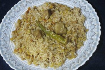 Split Chickpea Yam Rice/  Dinner Recipes / Yam Recipes /Snacks Recipes/Chickpea Recipes 1029