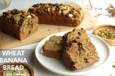 Healthy Whole Wheat Banana Bread