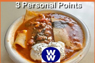 Amazing Lasagna Soup Recipe! Low calorie & Low WW Personal Points! Tastes just like lasagna!