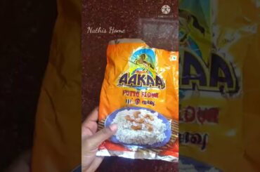 Aakaa puttu flour recipe/ Healthy snacks/ 5 mins snacks/#shorts /#nathishome