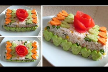 Summer Rice Salad | How To Make Rice Salad | Healthy Salad Recipe