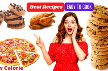 10 Mint Chocolate Cookies | Low Calorie Recipes | Cheesy Pizza| Unique Diet Recipes | Best Recipes