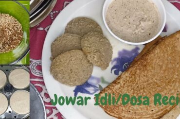 Jowar Idli/Dosa recipe | Weight loss recipe || Healthy breakfast and dinner Recipes