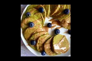Spinach Oatmeal Blender Pancakes. Healthy Breakfast Recipes. Breakfast Ideas