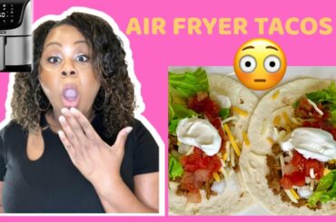Delicious Healthy Air Fryer Taco Meat Low Carb Meal Idea!