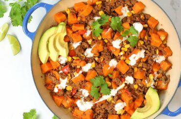 Chipotle Beef & Sweet Potato Skillet | One Pot Wonder + 30 Minute Meal