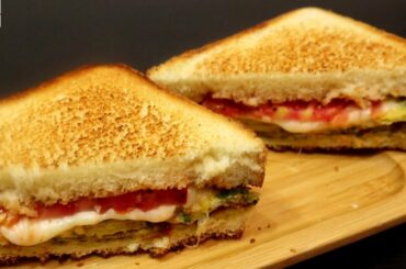 Quick & Easy Breakfast Recipe | Healthy Breakfast| Less Ingredient Breakfast Recipe| Sandwich Recipe