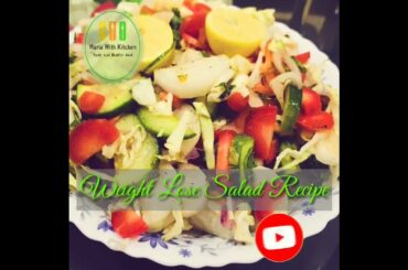 High Protein Salad Recipe For Weight Lose |Vegetable Homemade Salad By Maria_With_Kitchen