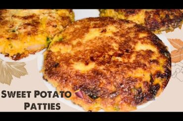 Sweet Potato Patties Recipe | Vegetarian | Keto Recipes | Vegetarian Recipes | Healthy Recipes