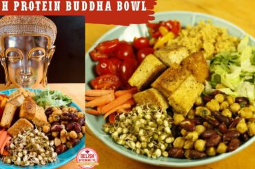 Protein Packed Buddha Bowl | High Protein Buddha Bowl | Weight loss Nutritious | Healthy Quinoa Bowl