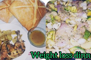 Healthy Dinner Idea For Weight loss. Dinner Recipe with high protein and low carbs for weight loss