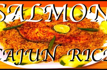 The Best CAJUN SALMON RICE | EASY & QUICK HEALTHY Dinner Recipe @Desi Junction