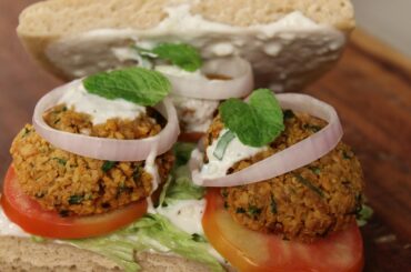 Falafel Sandwich | Not So Junky - by Chef Siddharth | Sanjeev Kapoor Khazana