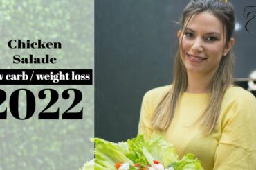 Chicken Salad - Low Carb - Healthy Weight Loss - 3 Minute Chef - Chicken Breast Salad - Weight Loss
