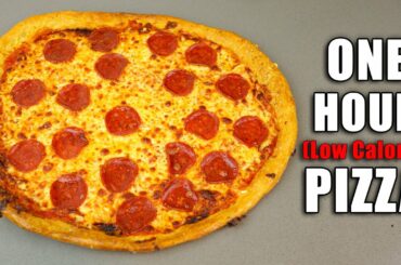 1 Hour Healthy Pizza Recipe | 2 Ways | Low Calorie + High Protein