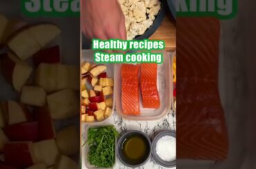 Steamed Healthy cooking  recipes for low calorie dishes #shorts #short