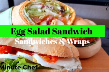 Egg Salad Sandwich - Egg Sandwich - Salad Sandwich - Healthy Weight Loss - Easy to Prepare