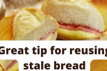 Great tip for reusing stale bread #shorts
