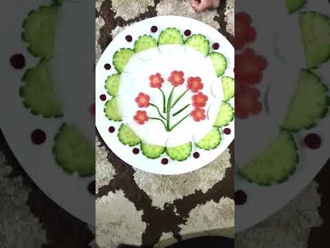 Vegetable Salad | Salad made by Kid | Decorative Salad | Healthy Salad Recipe | #IndianFood #Short Vegetable Salad | Salad made by Kid | Decorative Salad | Healthy Salad Recipe | #IndianFood #Short